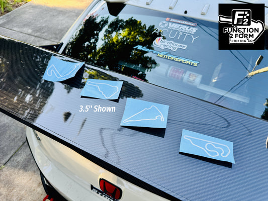 NCCAR (Full) Track Layout Decal