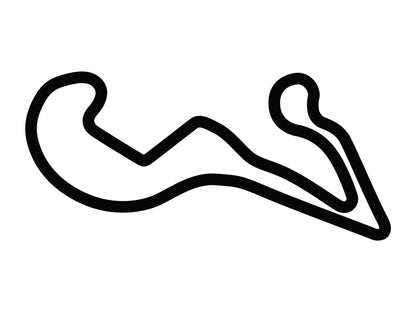 Atlanta Motorsports Park (Full) Track Layout Decal