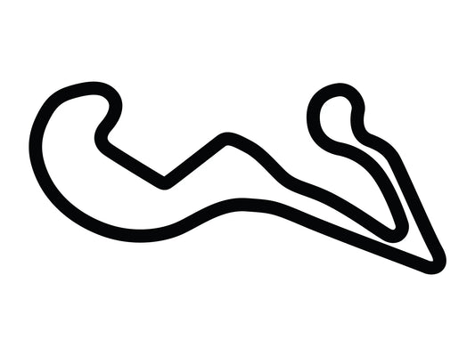 Atlanta Motorsports Park (Full) Track Layout Decal