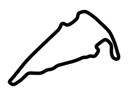 Virginia International Raceway (Full) Track Layout Decal
