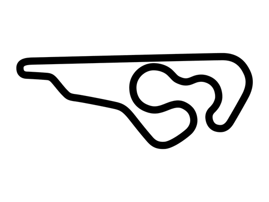 NCCAR (Full) Track Layout Decal