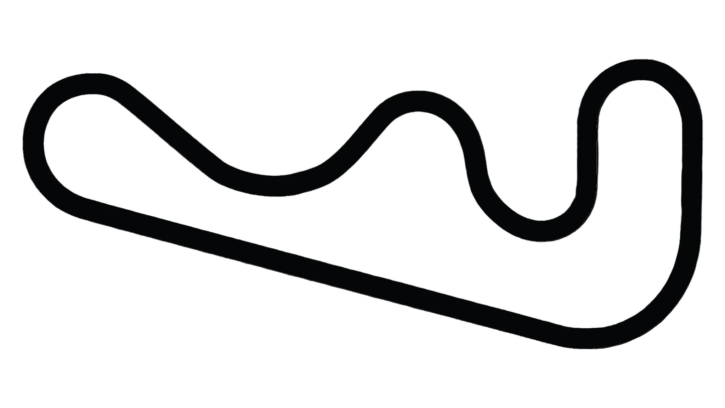 Roeblin Road Raceway (Full) Track Layout Decal