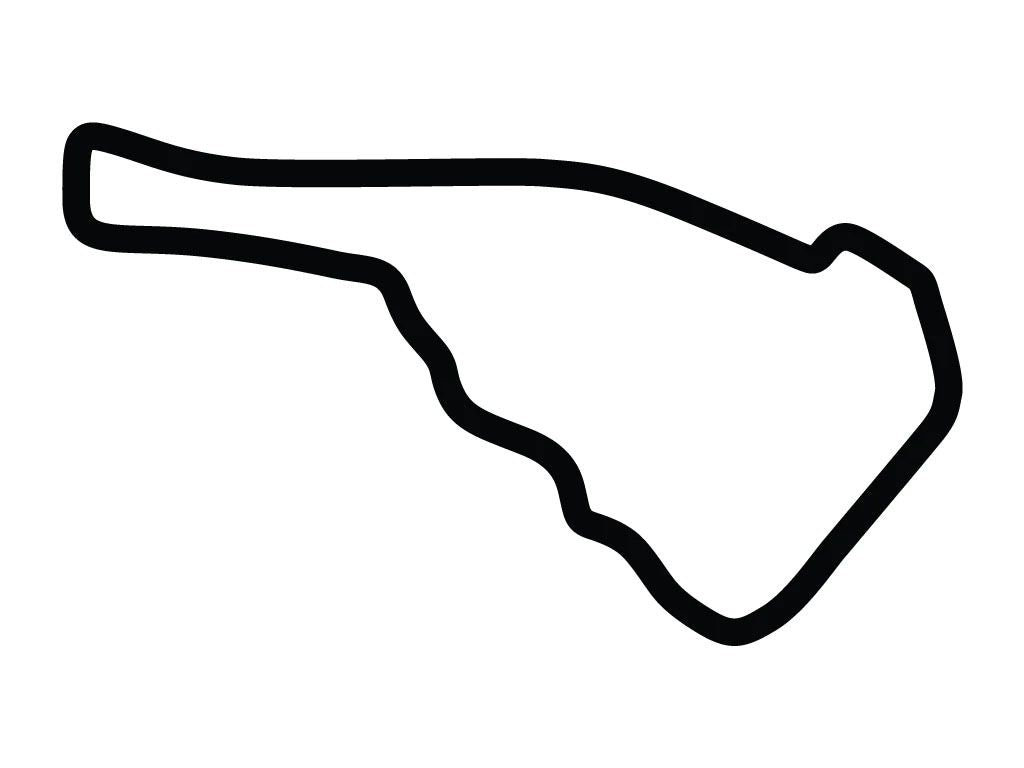 Michelin Raceway Road Atlanta (Full) Track Layout Decal
