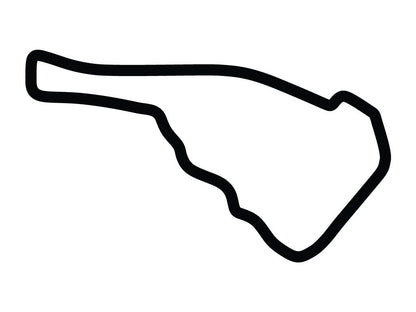 Michelin Raceway Road Atlanta (Full) Track Layout Decal