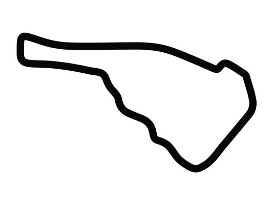 Michelin Raceway Road Atlanta (Full) Track Layout Decal